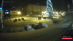 Střed obce Rokytnice nad Jizerou