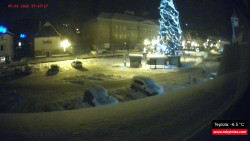 Střed obce Rokytnice nad Jizerou