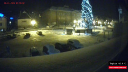 Střed obce Rokytnice nad Jizerou