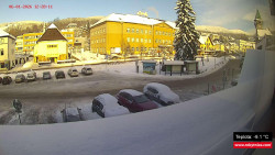 Střed obce Rokytnice nad Jizerou