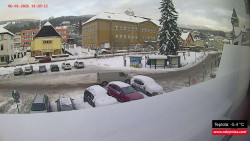 Střed obce Rokytnice nad Jizerou