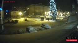 Střed obce Rokytnice nad Jizerou