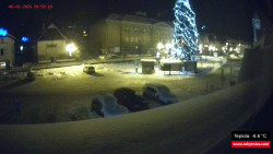 Střed obce Rokytnice nad Jizerou