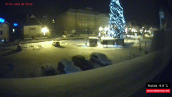 Střed obce Rokytnice nad Jizerou