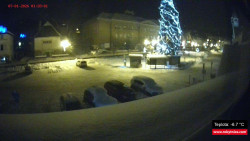 Střed obce Rokytnice nad Jizerou