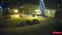 Střed obce Rokytnice nad Jizerou