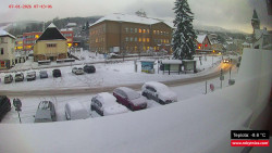 Střed obce Rokytnice nad Jizerou