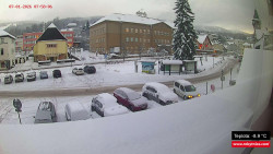 Střed obce Rokytnice nad Jizerou