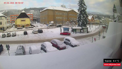 Střed obce Rokytnice nad Jizerou