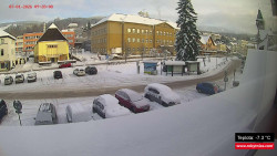 Střed obce Rokytnice nad Jizerou