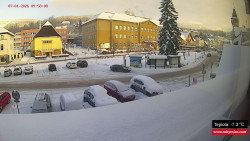 Střed obce Rokytnice nad Jizerou