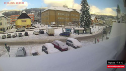 Střed obce Rokytnice nad Jizerou