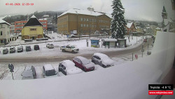 Střed obce Rokytnice nad Jizerou