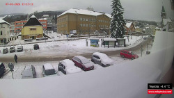 Střed obce Rokytnice nad Jizerou