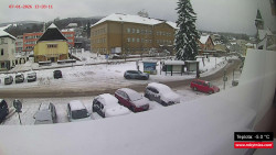 Střed obce Rokytnice nad Jizerou