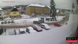 Střed obce Rokytnice nad Jizerou