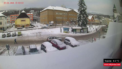 Střed obce Rokytnice nad Jizerou