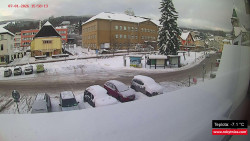 Střed obce Rokytnice nad Jizerou