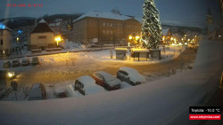 Střed obce Rokytnice nad Jizerou