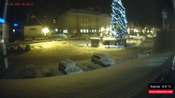 Střed obce Rokytnice nad Jizerou