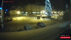 Střed obce Rokytnice nad Jizerou