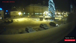 Střed obce Rokytnice nad Jizerou