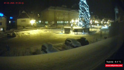 Střed obce Rokytnice nad Jizerou