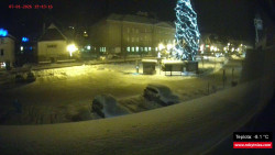 Střed obce Rokytnice nad Jizerou