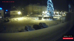 Střed obce Rokytnice nad Jizerou