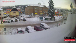 Střed obce Rokytnice nad Jizerou