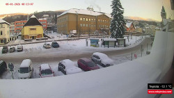 Střed obce Rokytnice nad Jizerou