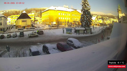 Střed obce Rokytnice nad Jizerou