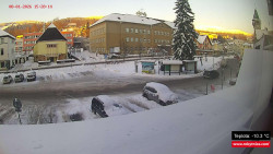 Střed obce Rokytnice nad Jizerou