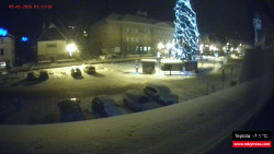 Střed obce Rokytnice nad Jizerou