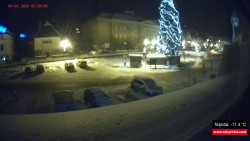 Střed obce Rokytnice nad Jizerou