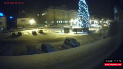 Střed obce Rokytnice nad Jizerou