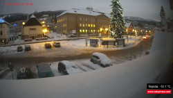 Střed obce Rokytnice nad Jizerou