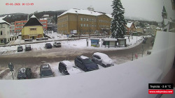 Střed obce Rokytnice nad Jizerou