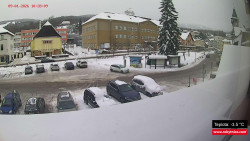 Střed obce Rokytnice nad Jizerou