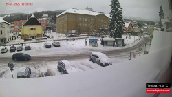 Střed obce Rokytnice nad Jizerou