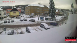 Střed obce Rokytnice nad Jizerou