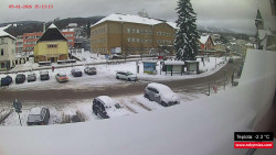 Střed obce Rokytnice nad Jizerou