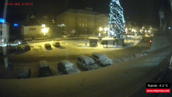 Střed obce Rokytnice nad Jizerou