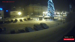 Střed obce Rokytnice nad Jizerou