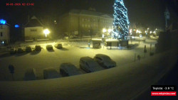 Střed obce Rokytnice nad Jizerou