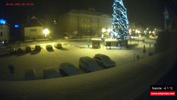 Střed obce Rokytnice nad Jizerou