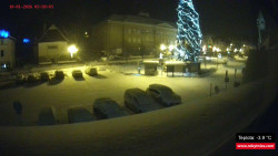 Střed obce Rokytnice nad Jizerou