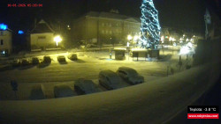 Střed obce Rokytnice nad Jizerou