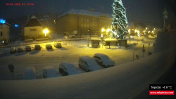 Střed obce Rokytnice nad Jizerou