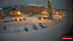 Střed obce Rokytnice nad Jizerou